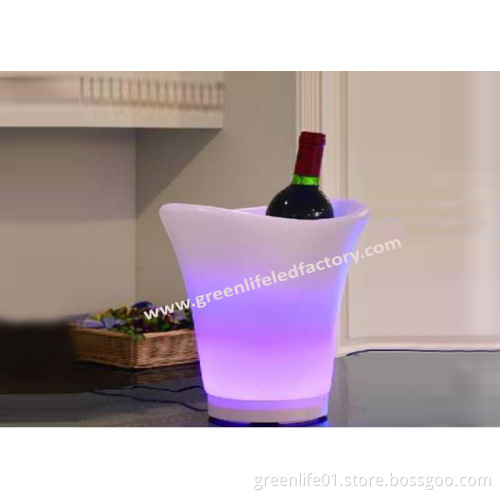 Nightclub LED Ice Bucket, Glowing LED Furniture, Pub Furniture, Ice Bucket with LED